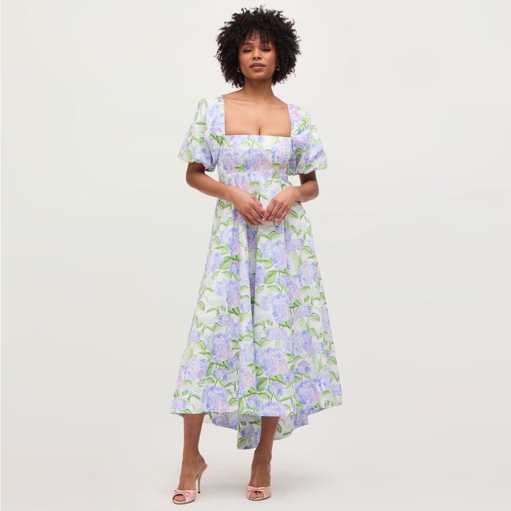 Hill House Home Matilda Dress Blue Hydrangea size M